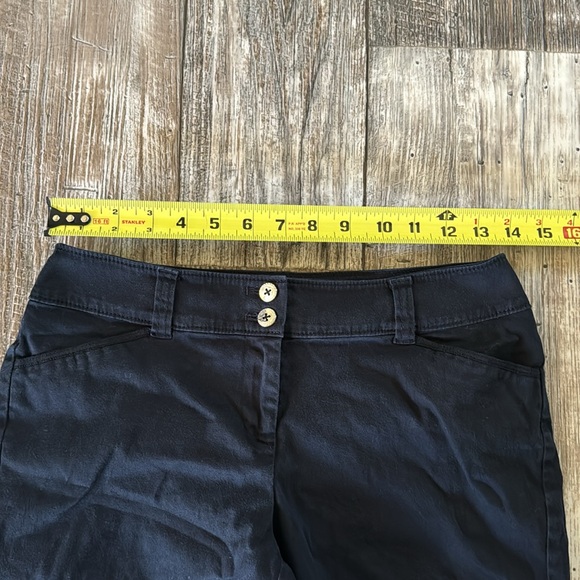 WHITE BLACK/HOUSE MARKET WOMEN BLACK SHORTS, SIZE 2 - Picture 10 of 12